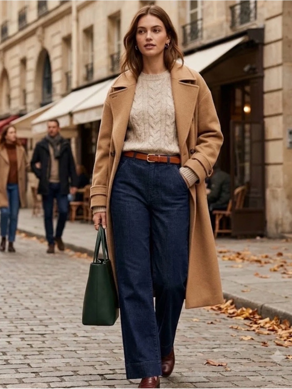 J. Crew Dark Indigo High-Rise Trouser Jeans